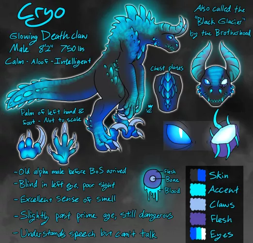 Didn't think I'd discover the Fallout mod, do the sketch, AND complete the ref in one sitting, but here we are (OC)