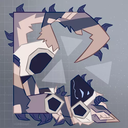 Dino proto commission I did! [oc] [@hornedpup on Twitter]