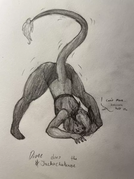 Dione does a trend, then regrets it (OC) Dione does a trend, then regrets it (OC)