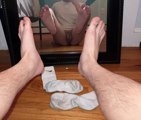 dirty white nike socks