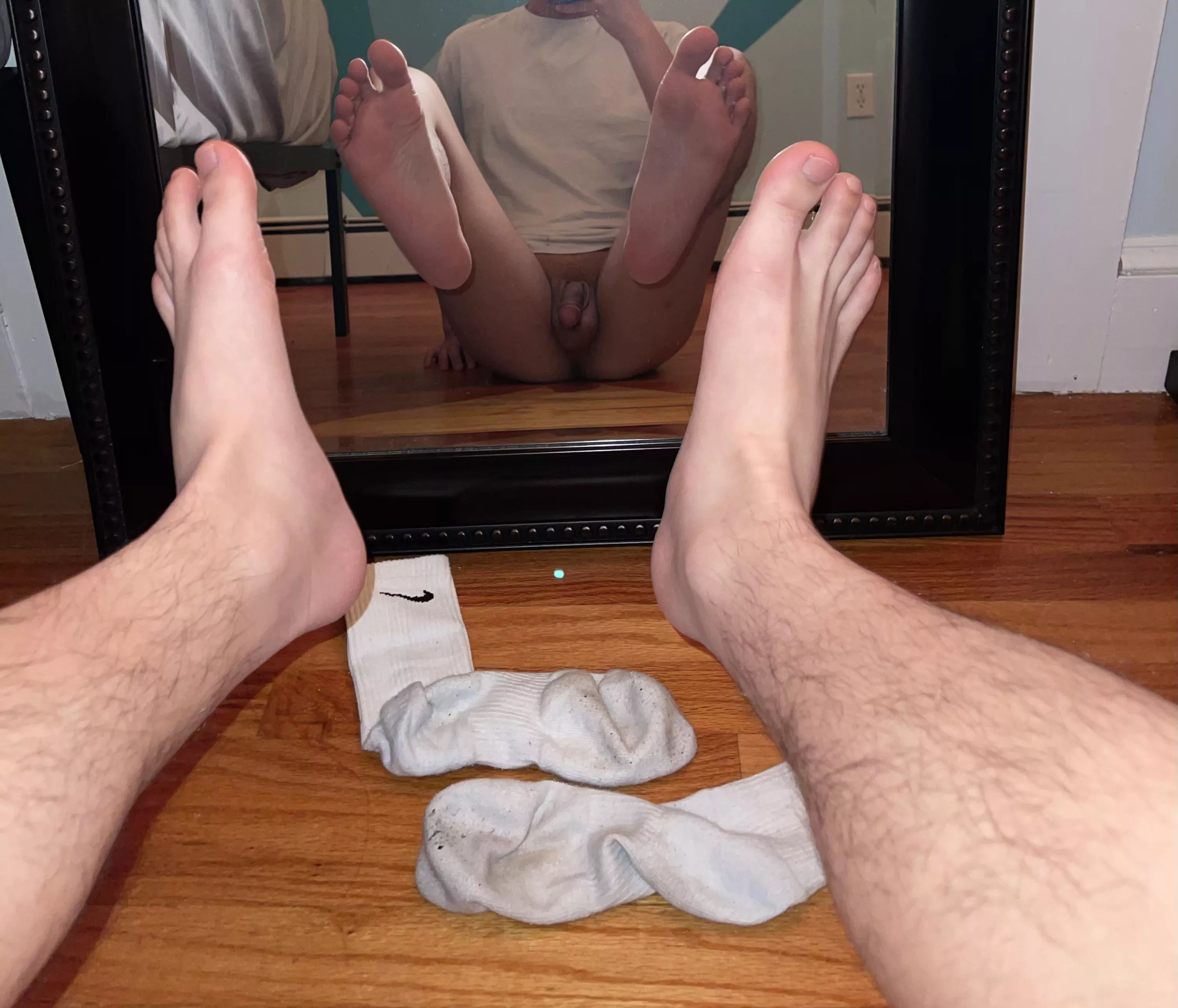 dirty white nike socks