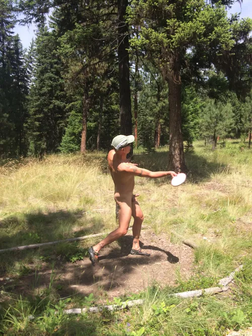 Disc golf anyone? Disc golf anyone?