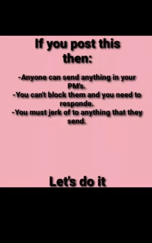 DM ME