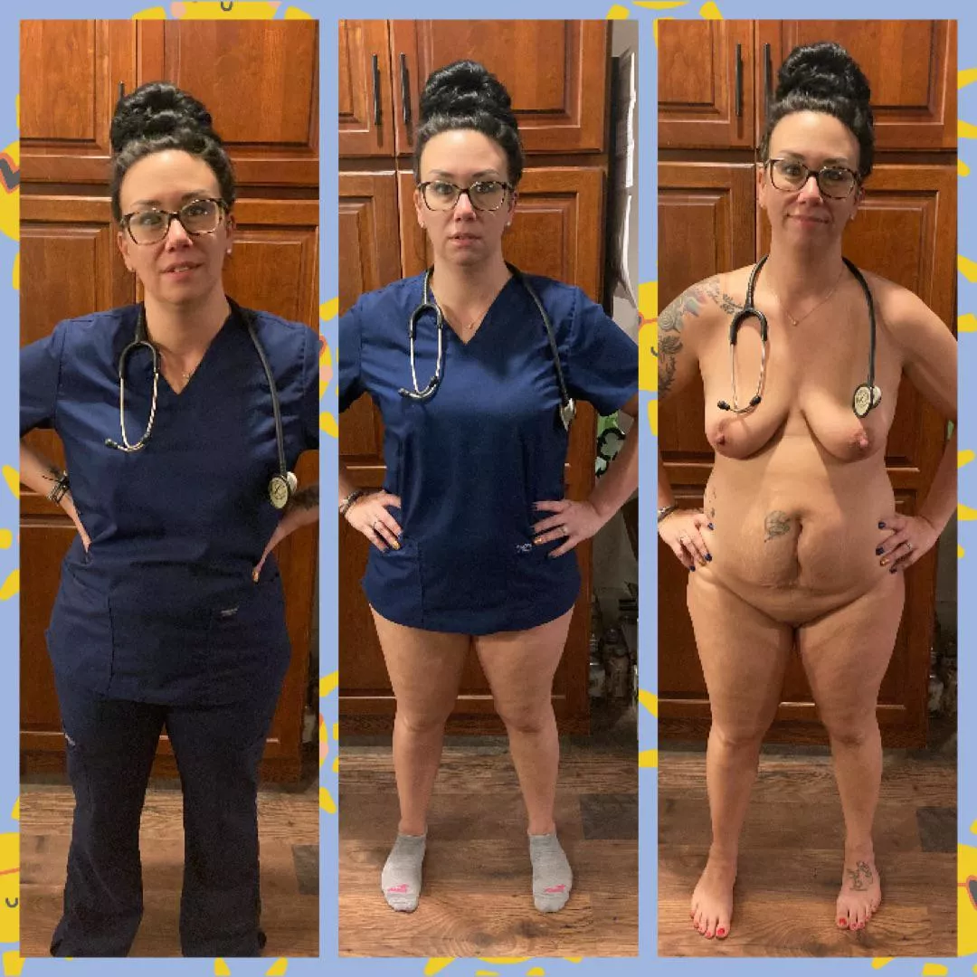 Do guys fantasize about what their nurse looks like under their scrubs? 🤔😉 nudes scrubsgonewild NUDE-PICS pic
