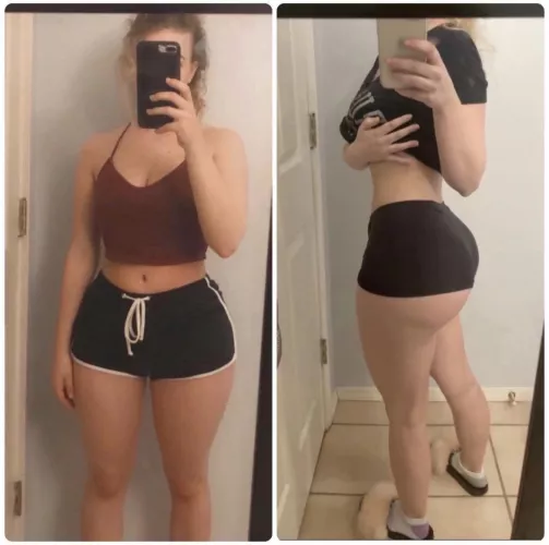 Do I look curvier from the front or the back?