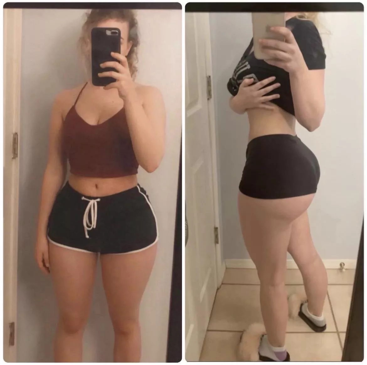 Do I look curvier from the front or the back?