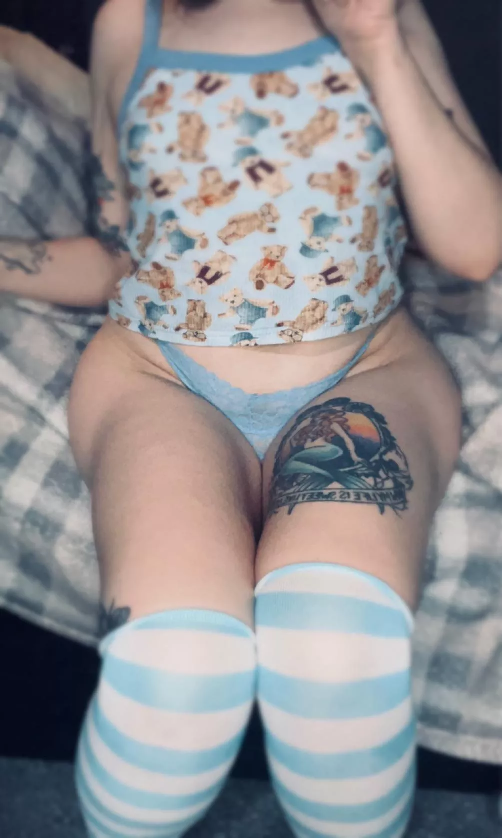 Do these socks make my thighs look big? Do these socks make my thighs look big?