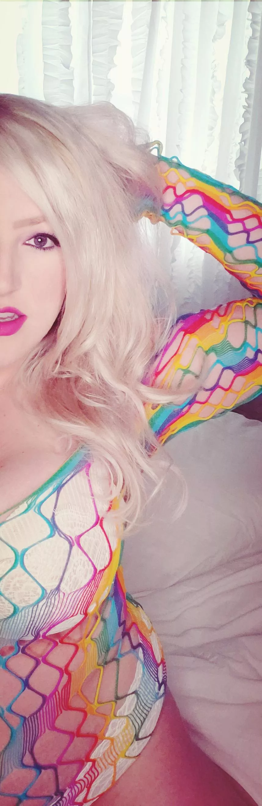 Do you like a colorful, blonde, festival slut?