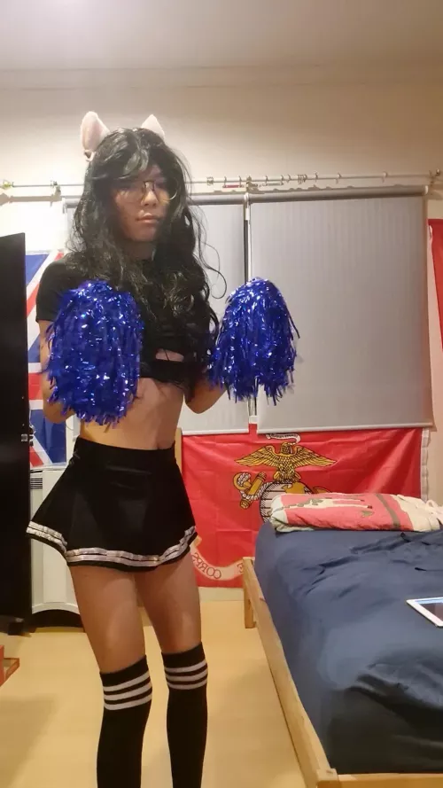 Do you like femboy cheerleaders Do you like femboy cheerleaders