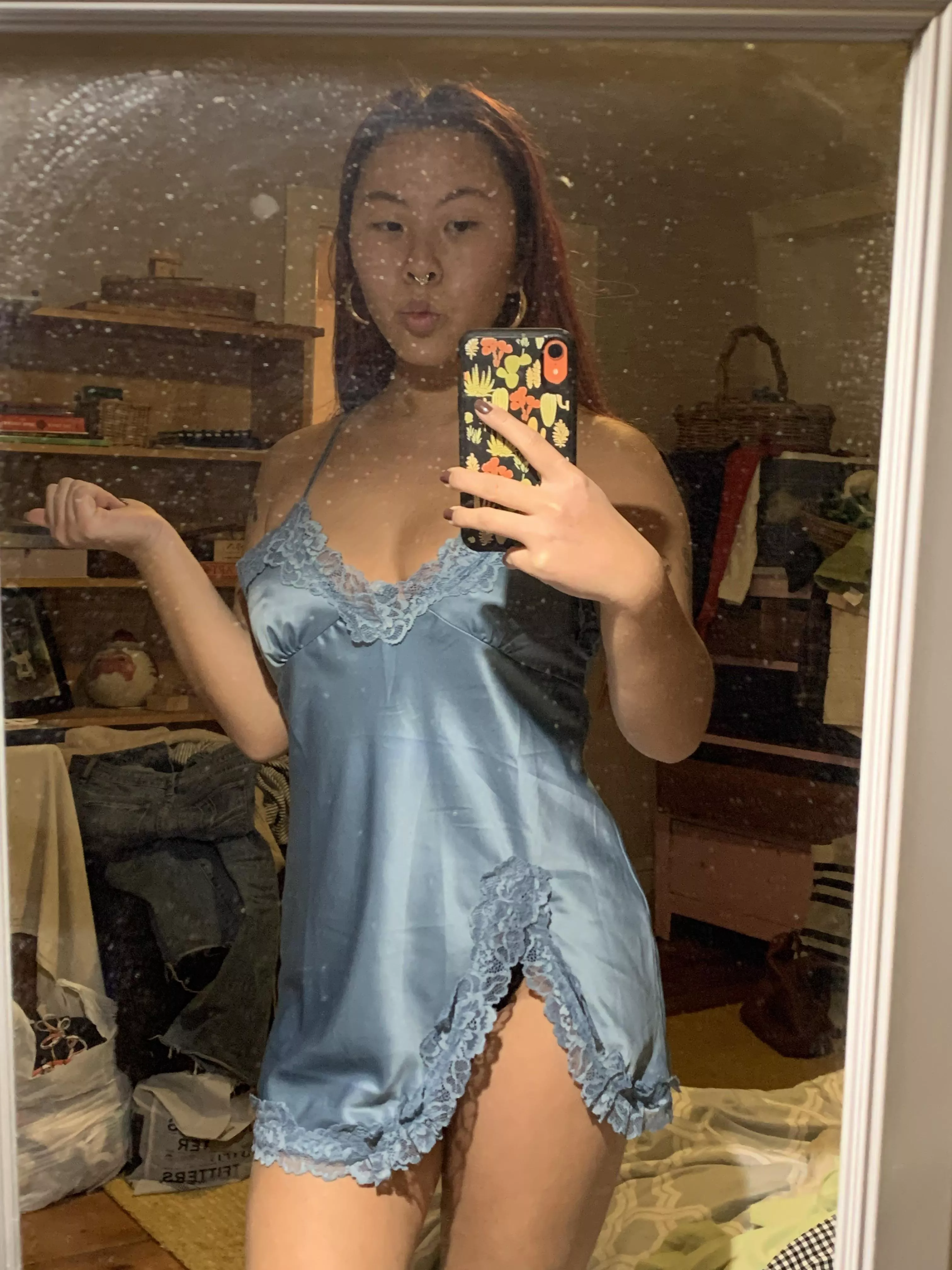 Do you like me in this? Or would you rather see me naked🥵🤭link in bio Do you like me in this? Or would you rather see me naked🥵🤭link in bio