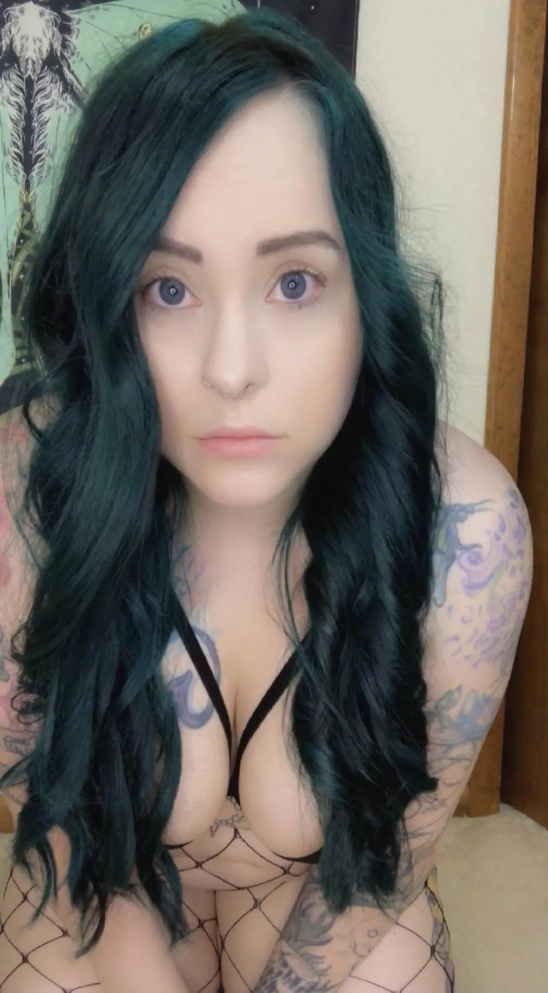 Do you like my blue eyes baby? Do you like my blue eyes baby?