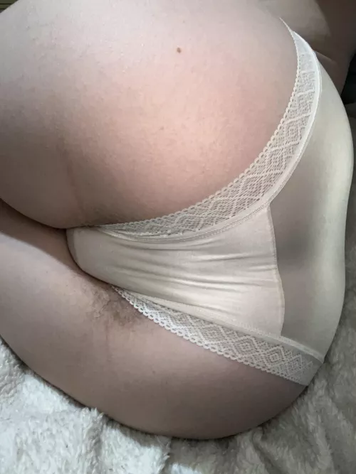 Do you like my creamy satin panties? 😏😈