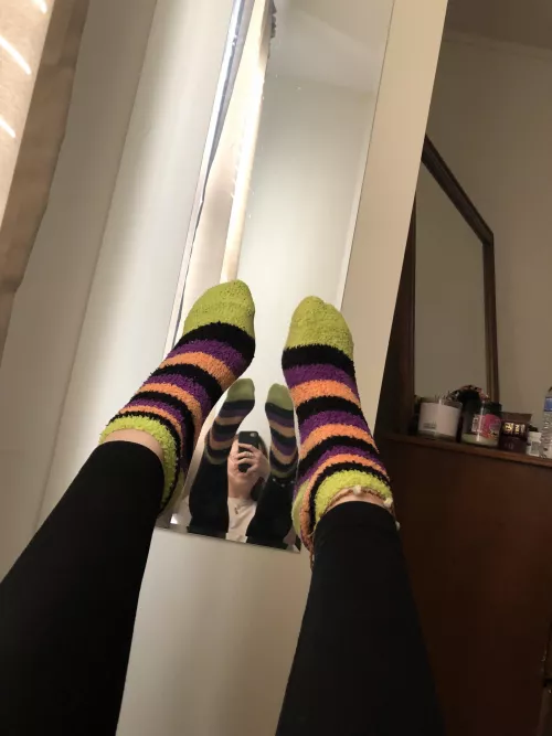 Do you like my fuzzy socks?