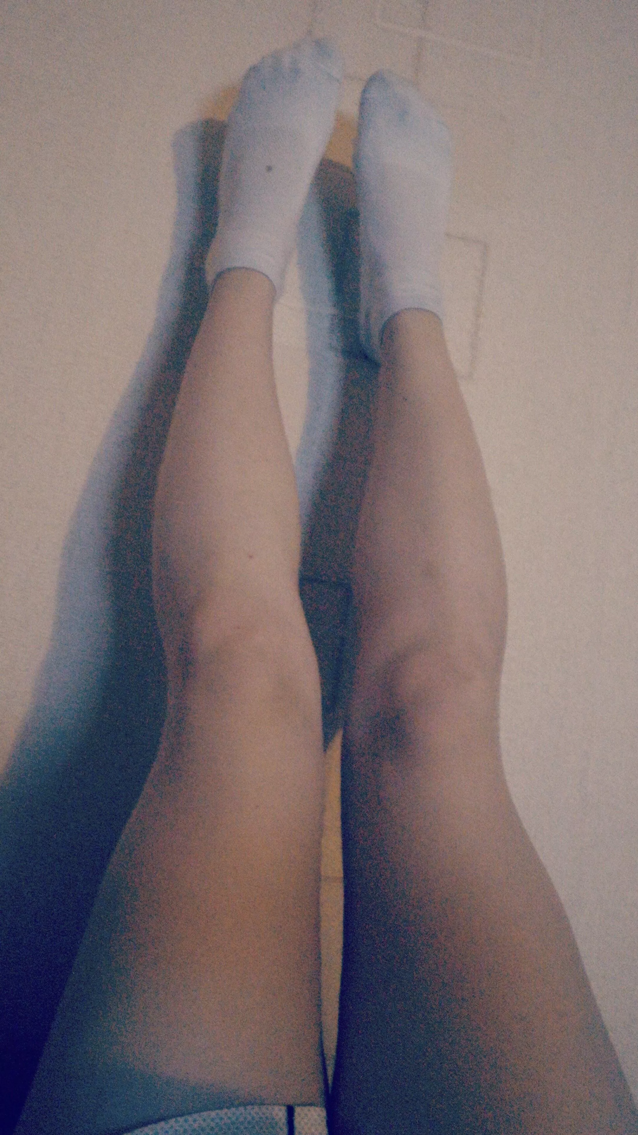 Do you like my legs in socks ?))