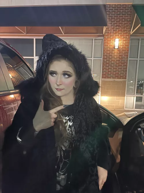 Do you like my makeup and new witchy cloak Do you like my makeup and new witchy cloak