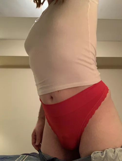 Do you like my red thong? ๐๐ Do you like my red thong? ๐๐