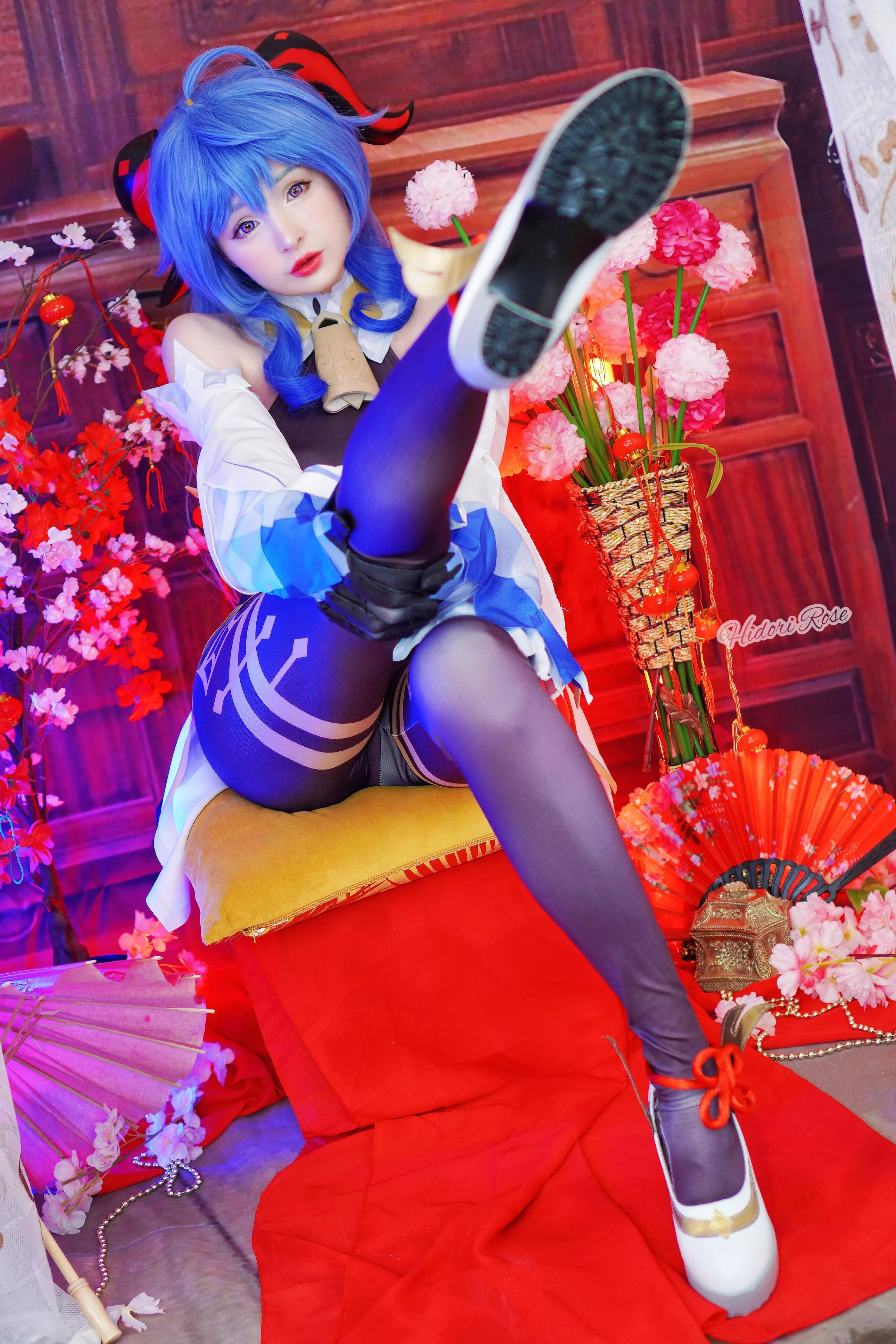 Do you like silky thighs? (Ganyu cosplay from Genshin Impact) Do you like silky thighs? (Ganyu cosplay from Genshin Impact)