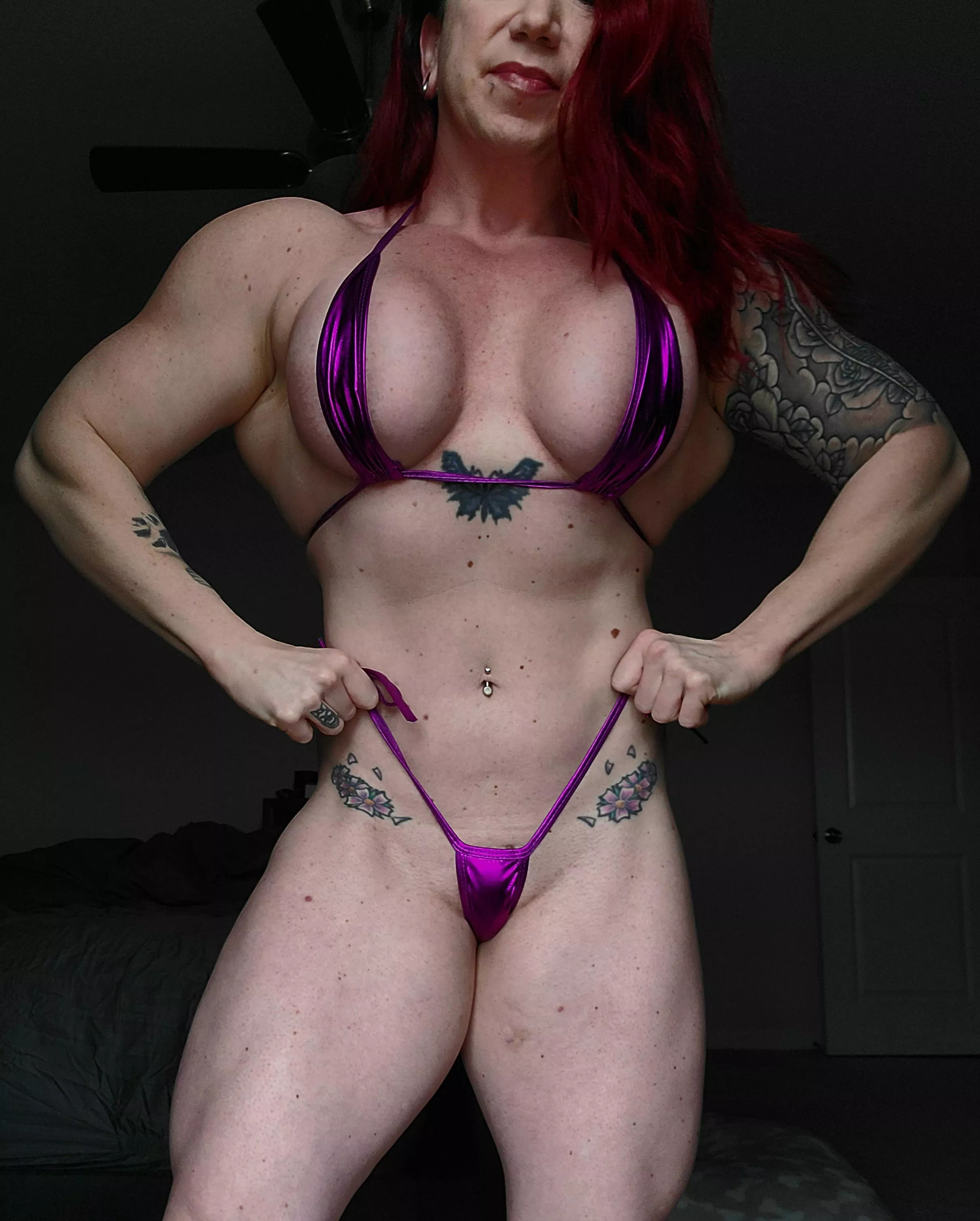 Do you love my little purple bikini as much as I do 😈 Do you love my little purple bikini as much as I do 😈