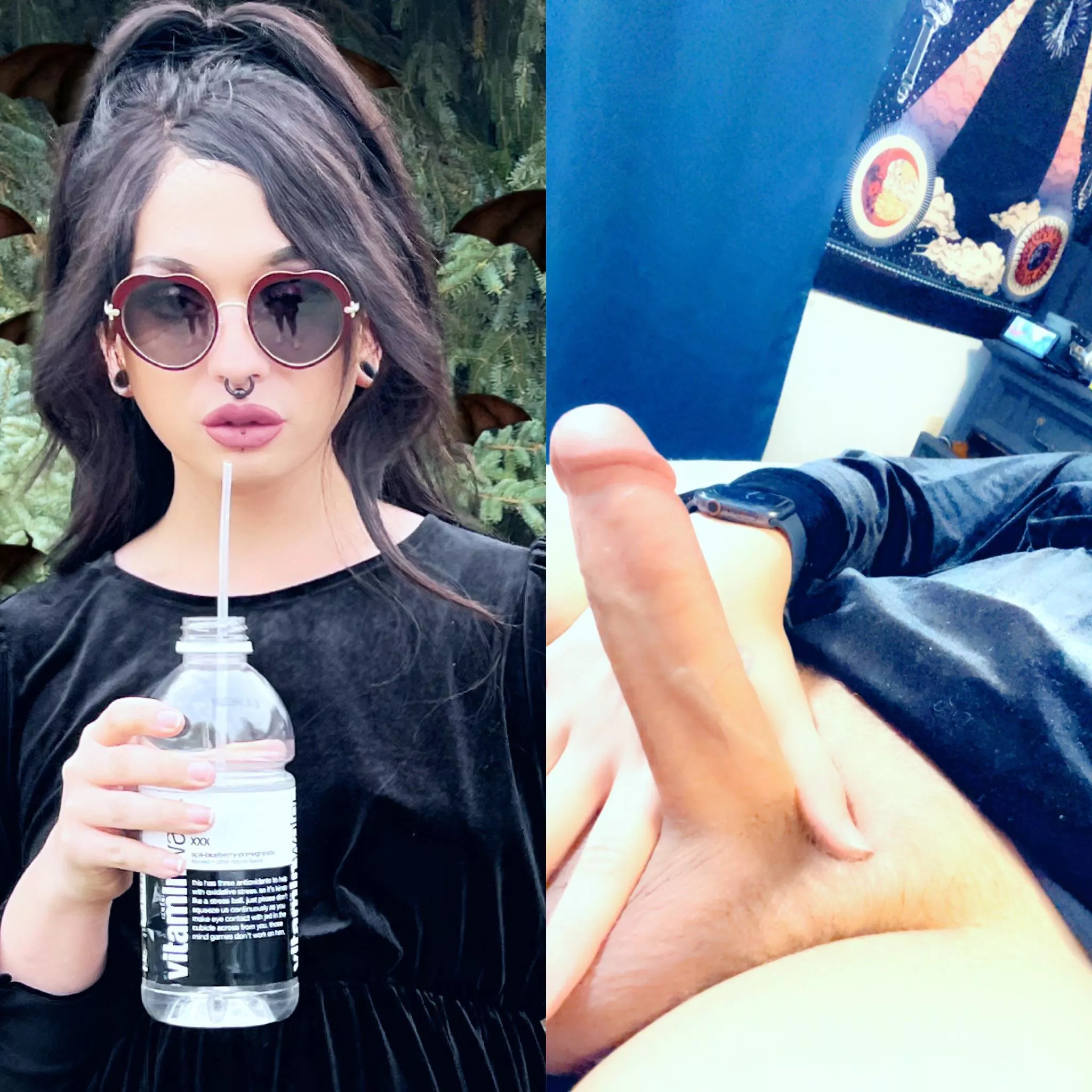 Do you mind if I slap you with this monster cock? 😈