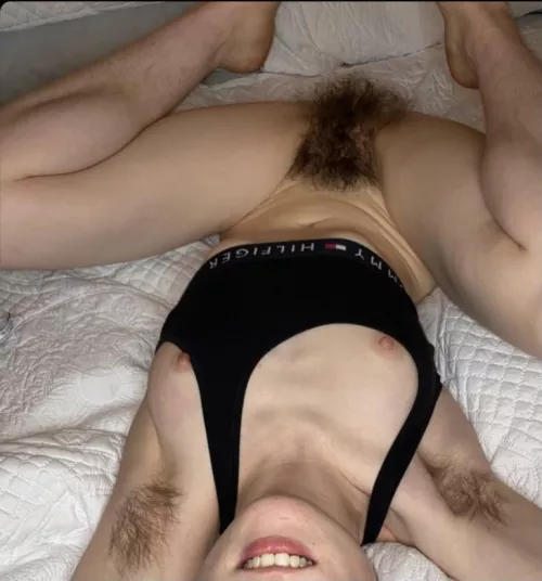 Do you prefer my hairy legs, pits or pussy? Do you prefer my hairy legs, pits or pussy?