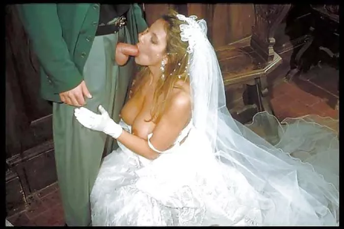 Do you take this woman to be your lawfully wedded cocksucker? Do you take this woman to be your lawfully wedded cocksucker?
