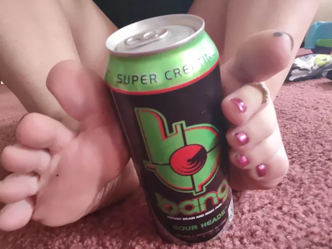 Do you think I could pop it open with my big toe?