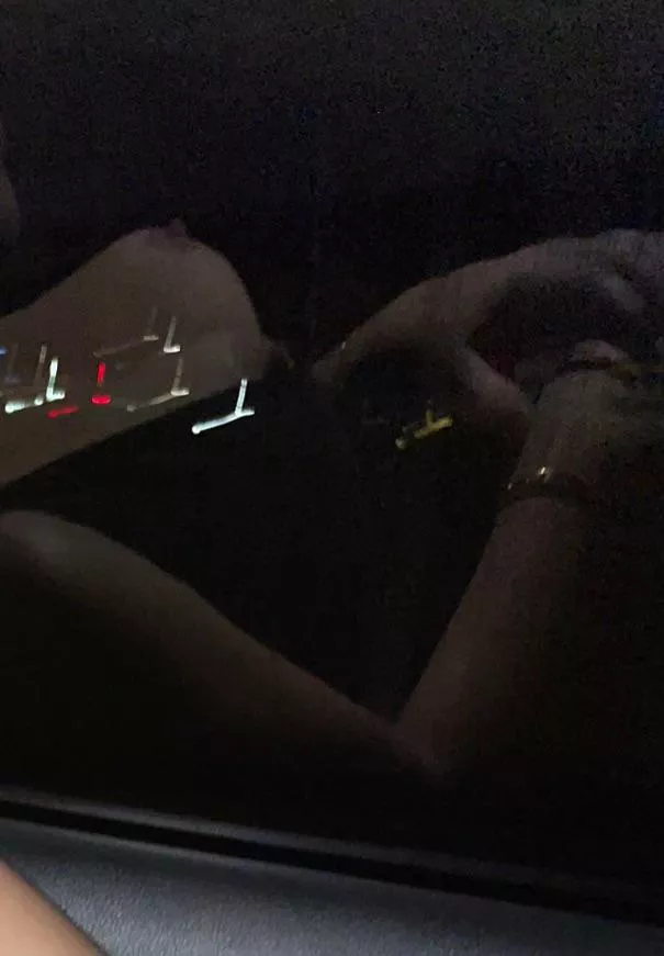 Do you think my Uber driver saw?