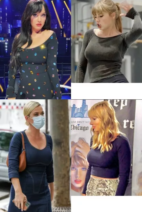 Do you think Taylor got bigger breasts than Katy now that she'a gained weight? Do you think Taylor got bigger breasts than Katy now that she'a gained weight?