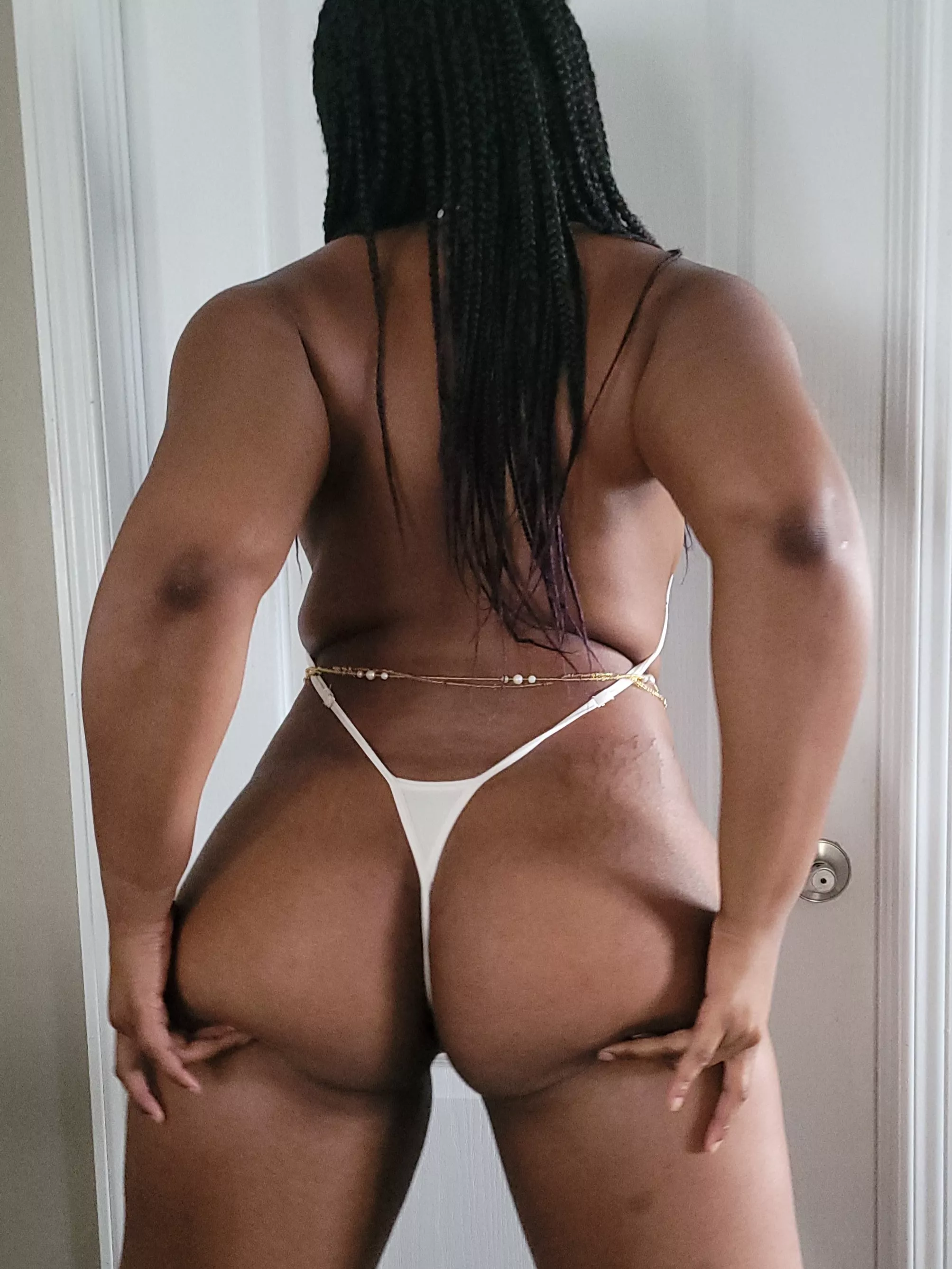 Do you think white makes my ass look good? Do you think white makes my ass look good?