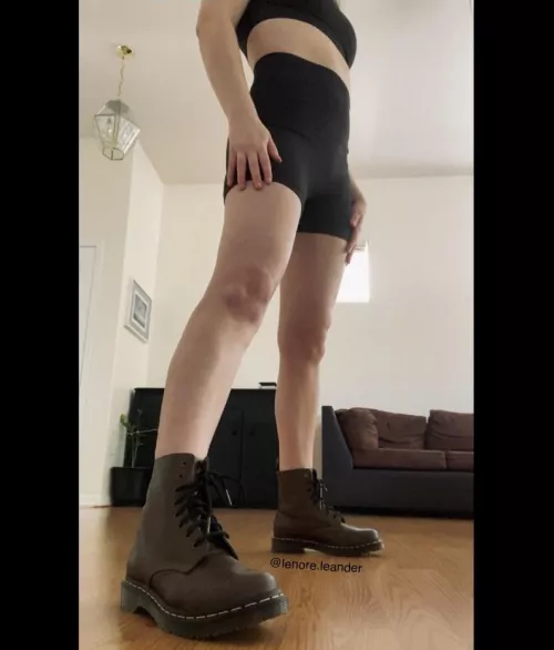 Doc martens & yoga shorts, yay or nay?