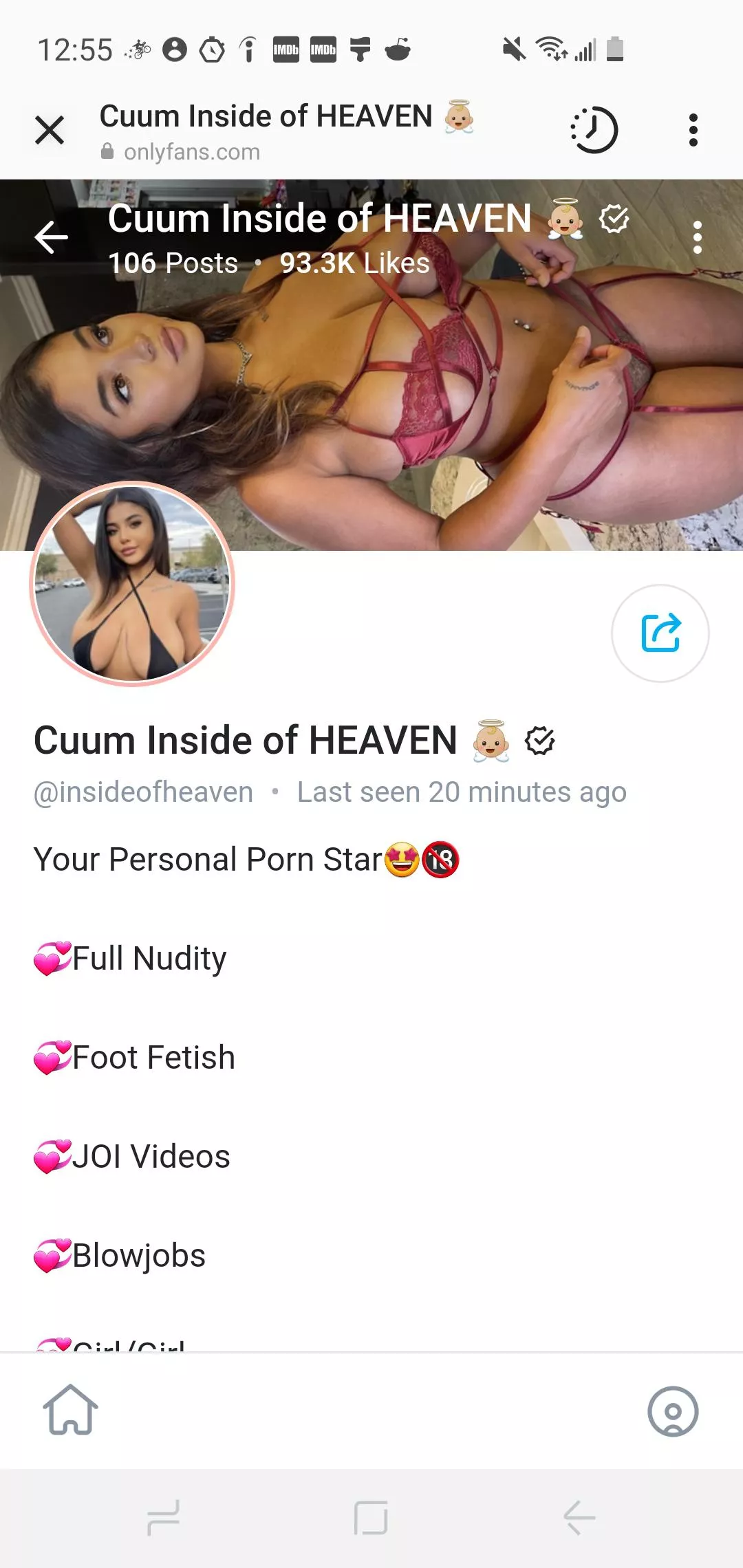 Cuum inside of heaven