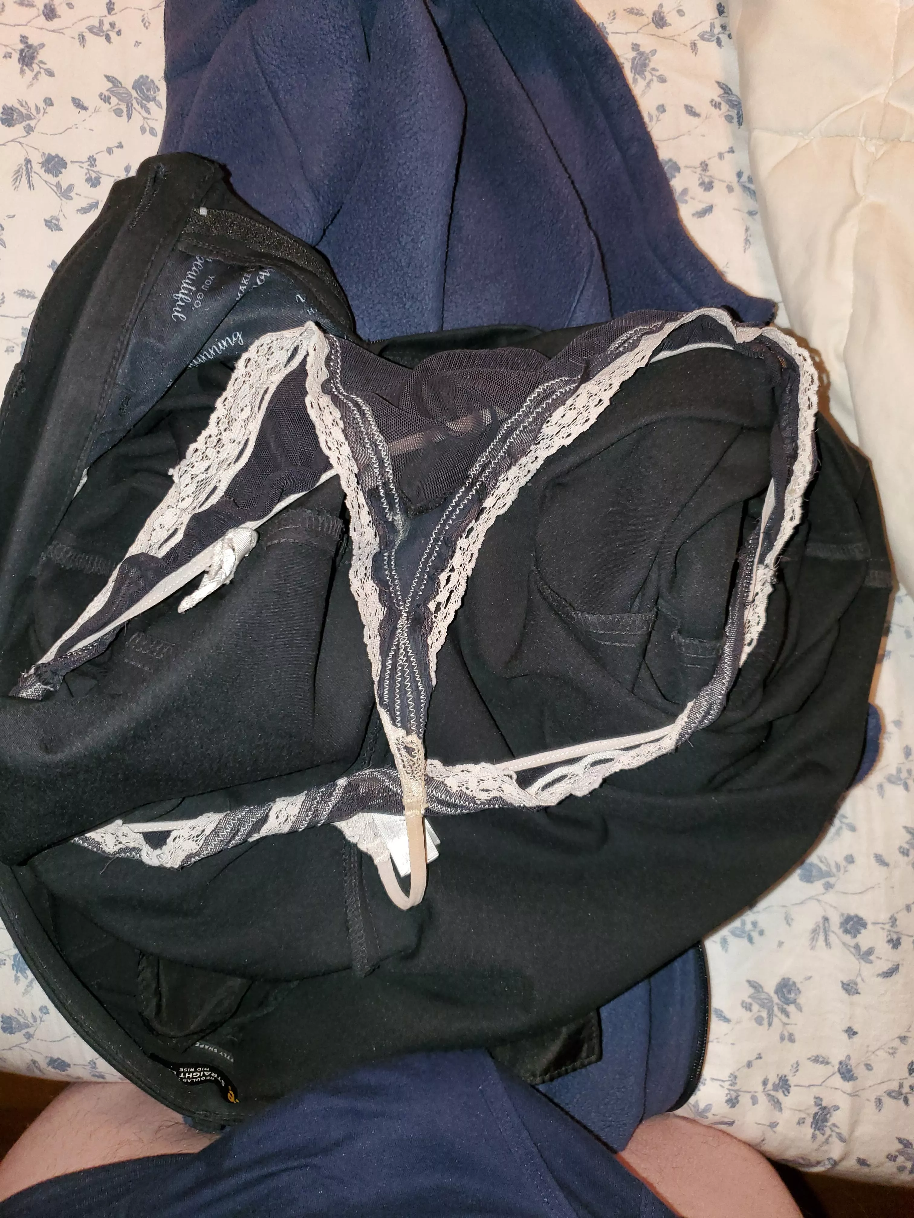 Does every wife just leave their panties in their pants after work? I mean... I'm not complaining!