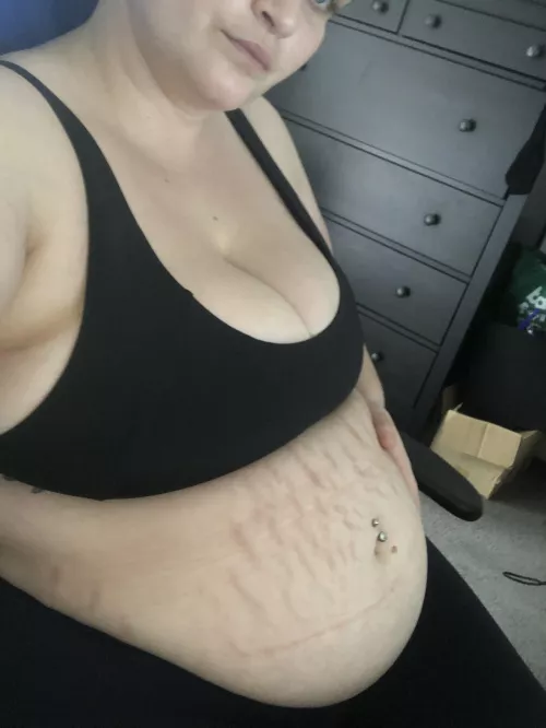 Does it look like I have put on more. I can’t stop stuffing myself