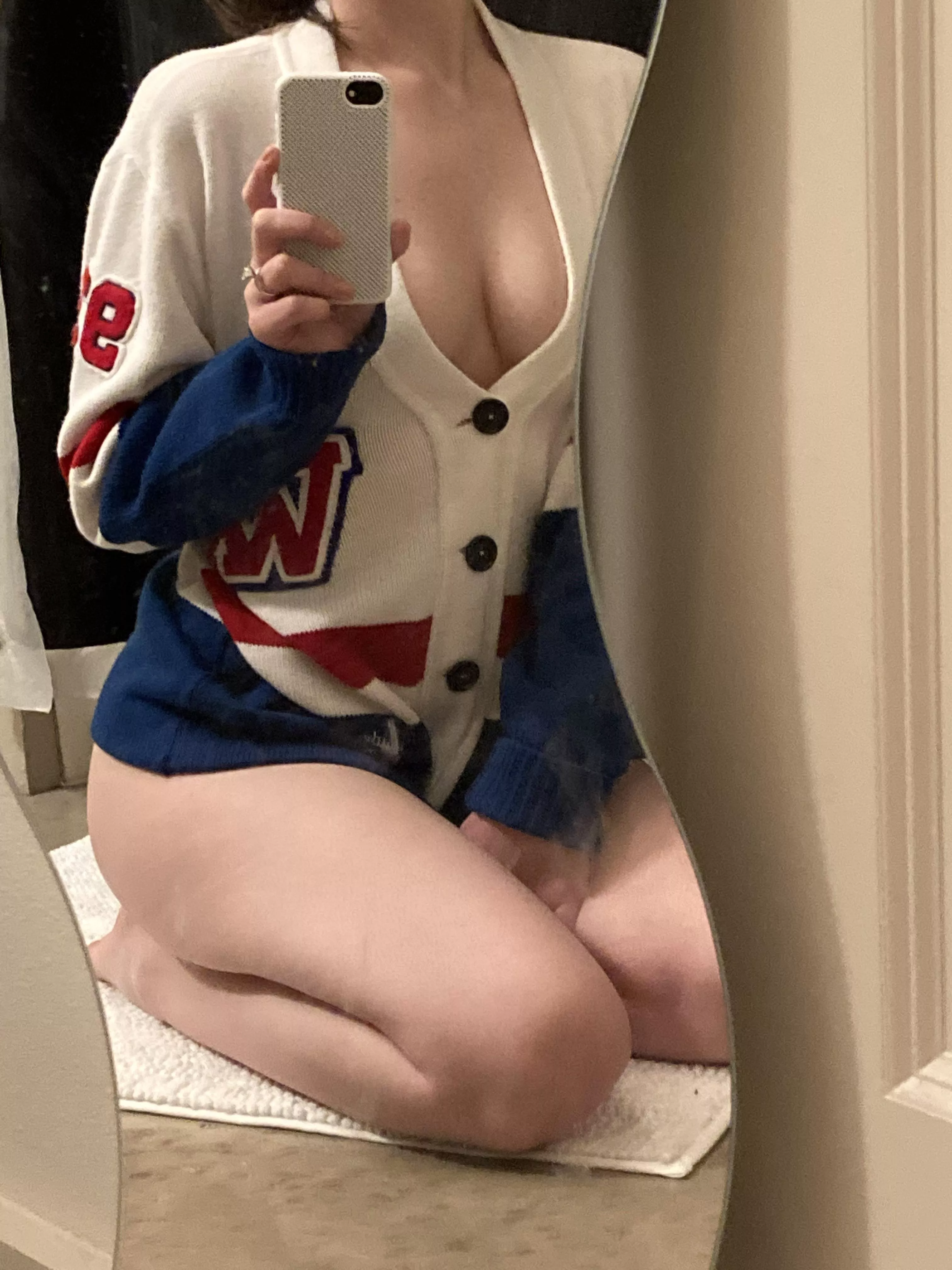 Does this count? (Vintage Cheerleader sweater) Does this count? (Vintage Cheerleader sweater)