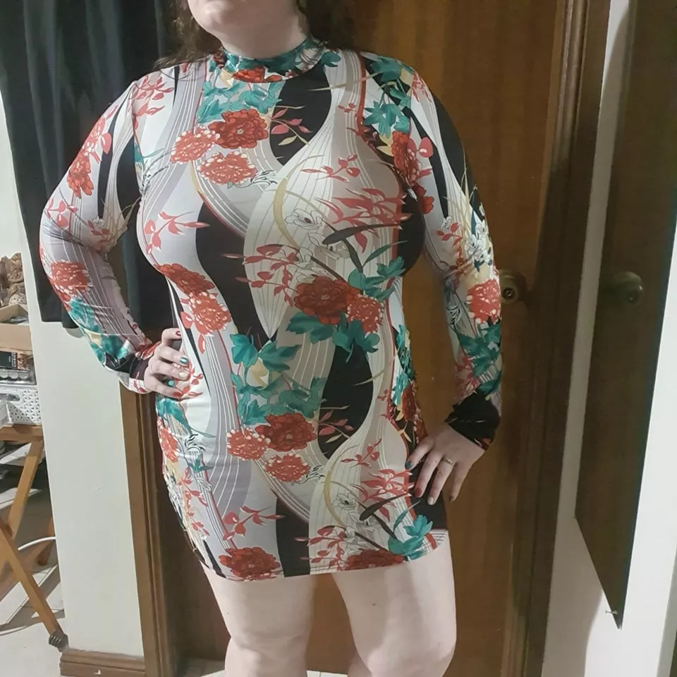 Does this dress that only barely goes past my pussy ok to wear to the in-laws for x-mas?