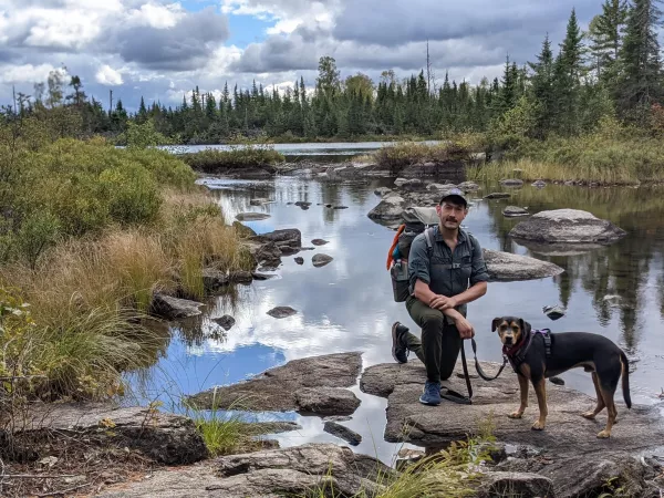 Dogs and backpacking, name a more iconic duo Dogs and backpacking, name a more iconic duo