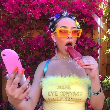 Doja cat and her popsicle Doja cat and her popsicle