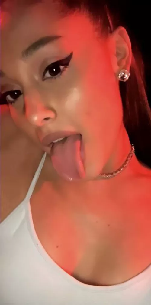 Dominate me and control my cock as Ariana Grande