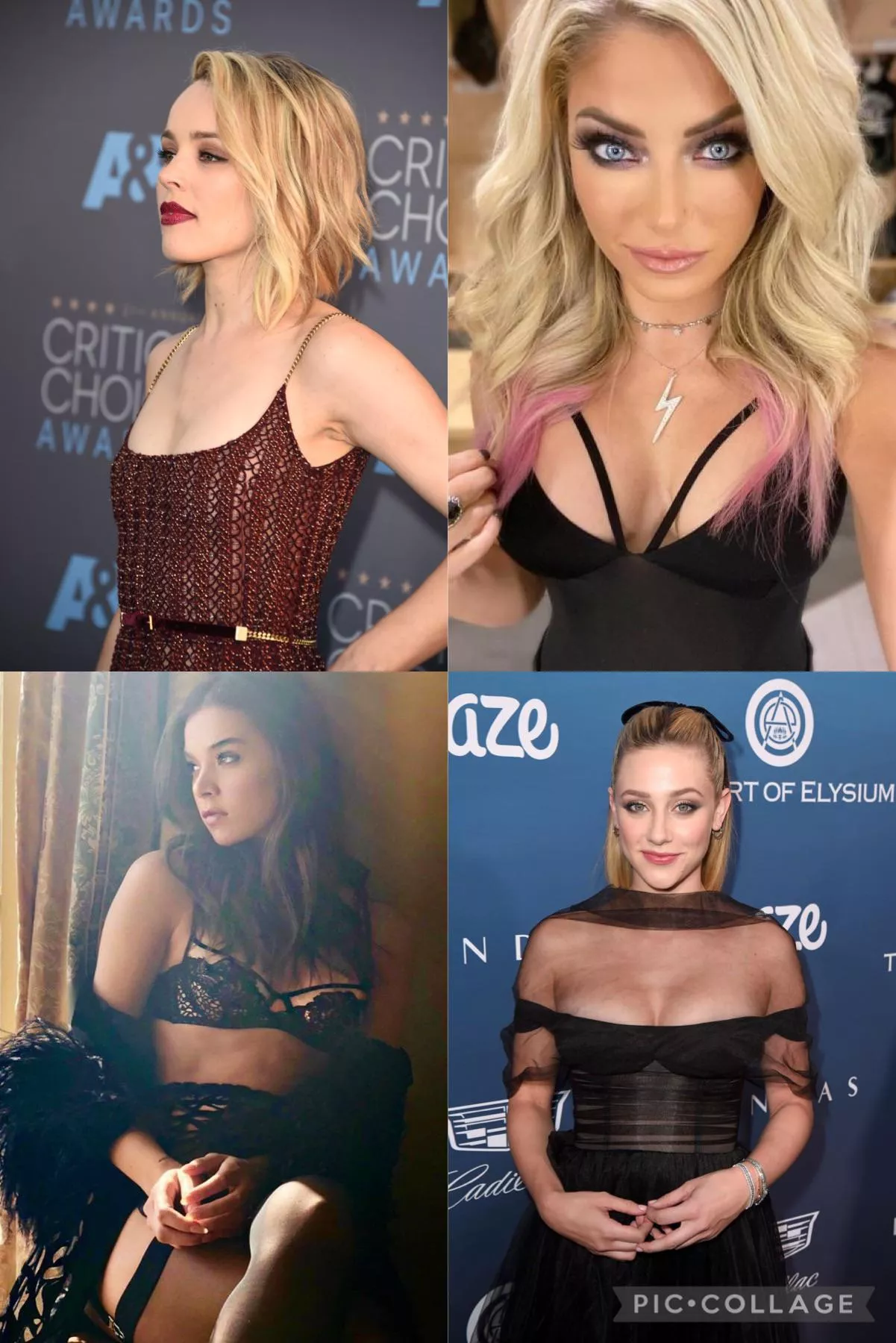 Dominate me for or as Rachel Mcadams, Alexa Bliss, Hailee Steinfeld, Lili Reinhart! Dominate me for or as Rachel Mcadams, Alexa Bliss, Hailee Steinfeld, Lili Reinhart!