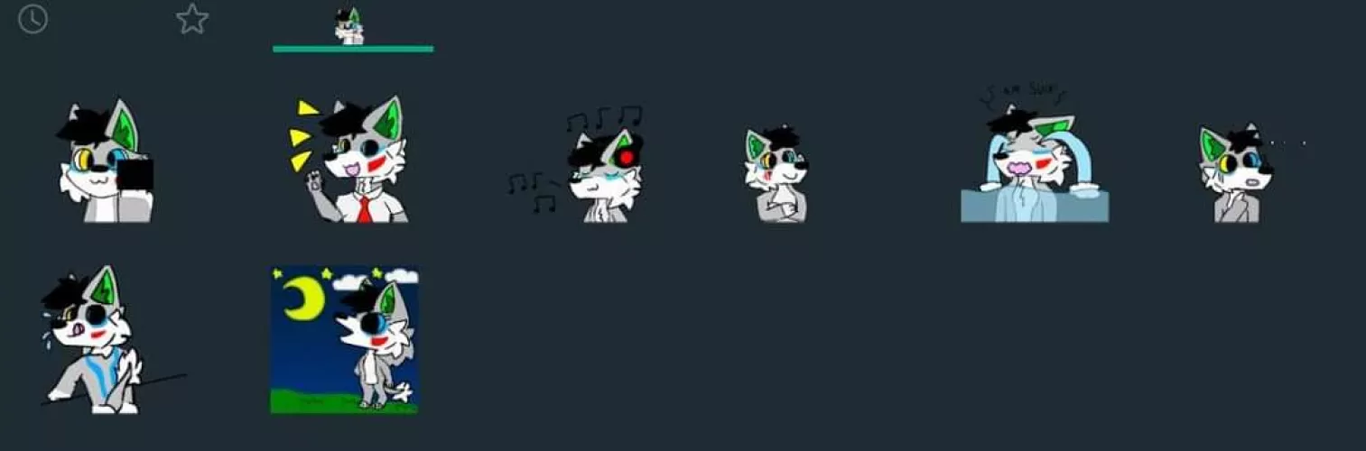 Done my Whatsapp sticker,art by me..AND it's Free to use it !