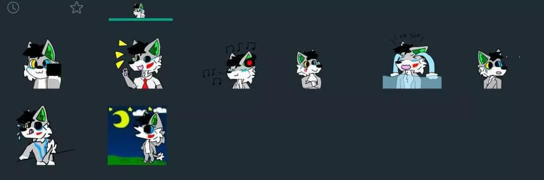 Done my Whatsapp sticker,art by me..AND it's Free to use it !