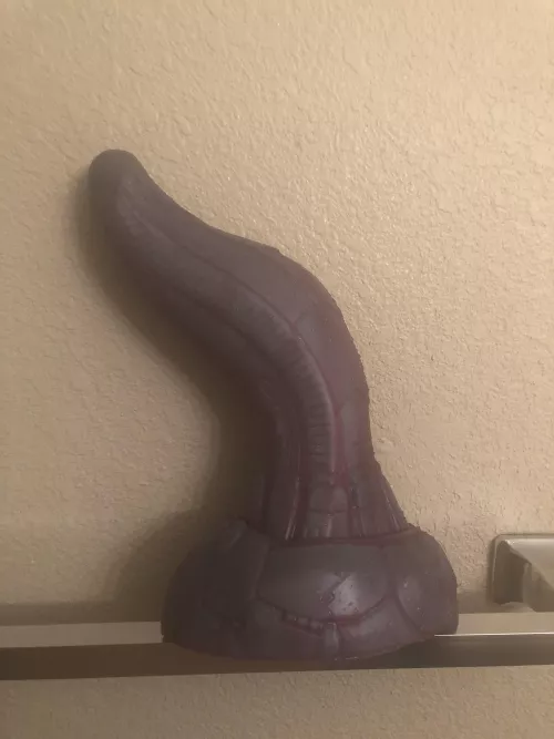 “Done with the deed and ready to seed.” Adding M/M Slasher Silver Habu to my list of hilted/knotted toys. Had him on the back burner for a while but after getting comfy with M/M Cole and M/M Razor I thought I’d try my luck and was not disappointed.