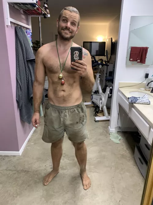 Donβt ask just hope you enjoy some dirty chest hair π ok you can ask π