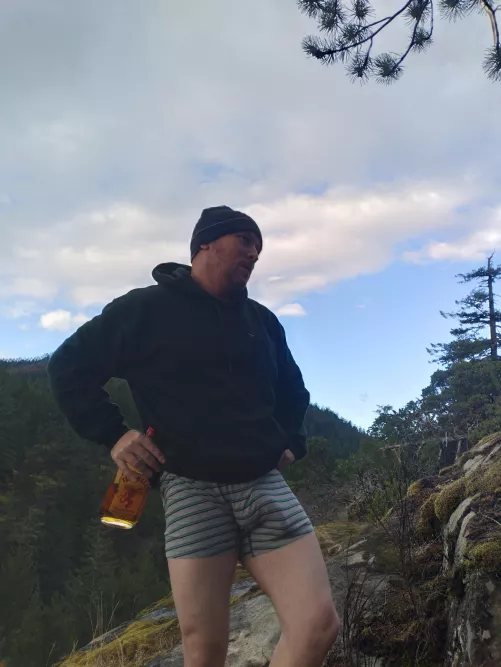 Don't drink whiskey in your underwear