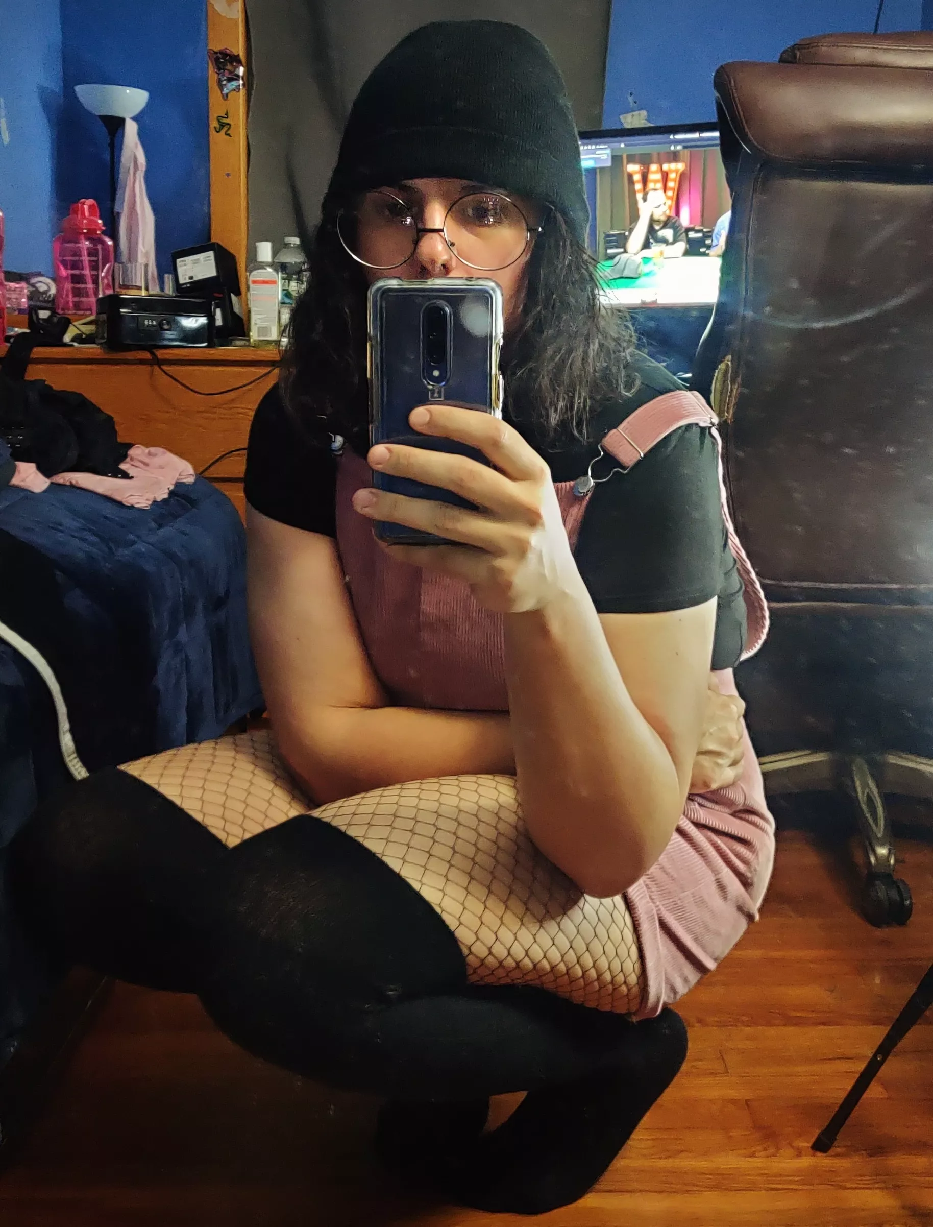 Don't get used to me being the one who's low to the ground okay