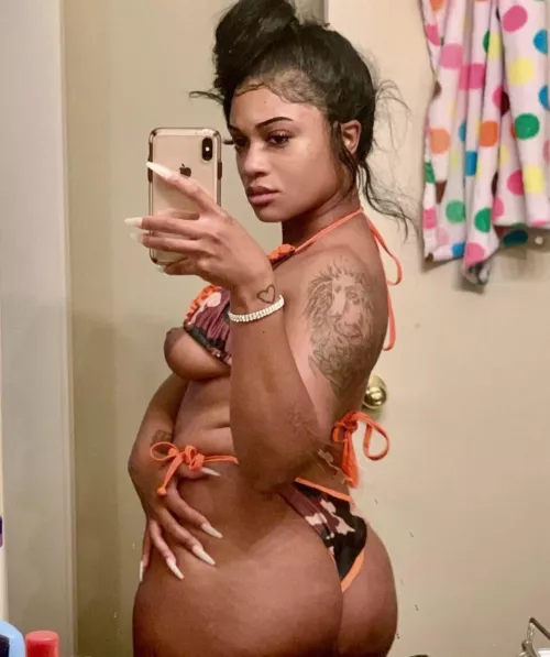 don’t know a better month to constantly show my fat n***** ass & tits off to white men 🥰 KIK// FineAssSub