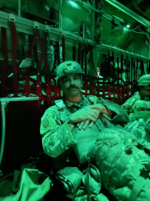 Dont mind me, I'm just fixin' to exit this aircraft 🪂