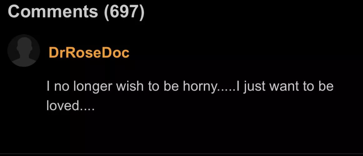 Don’t we all…