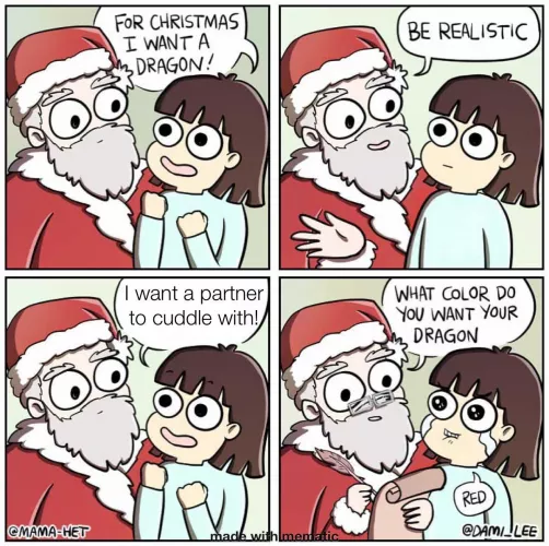 Don’t we all want a dragon for Christmas…