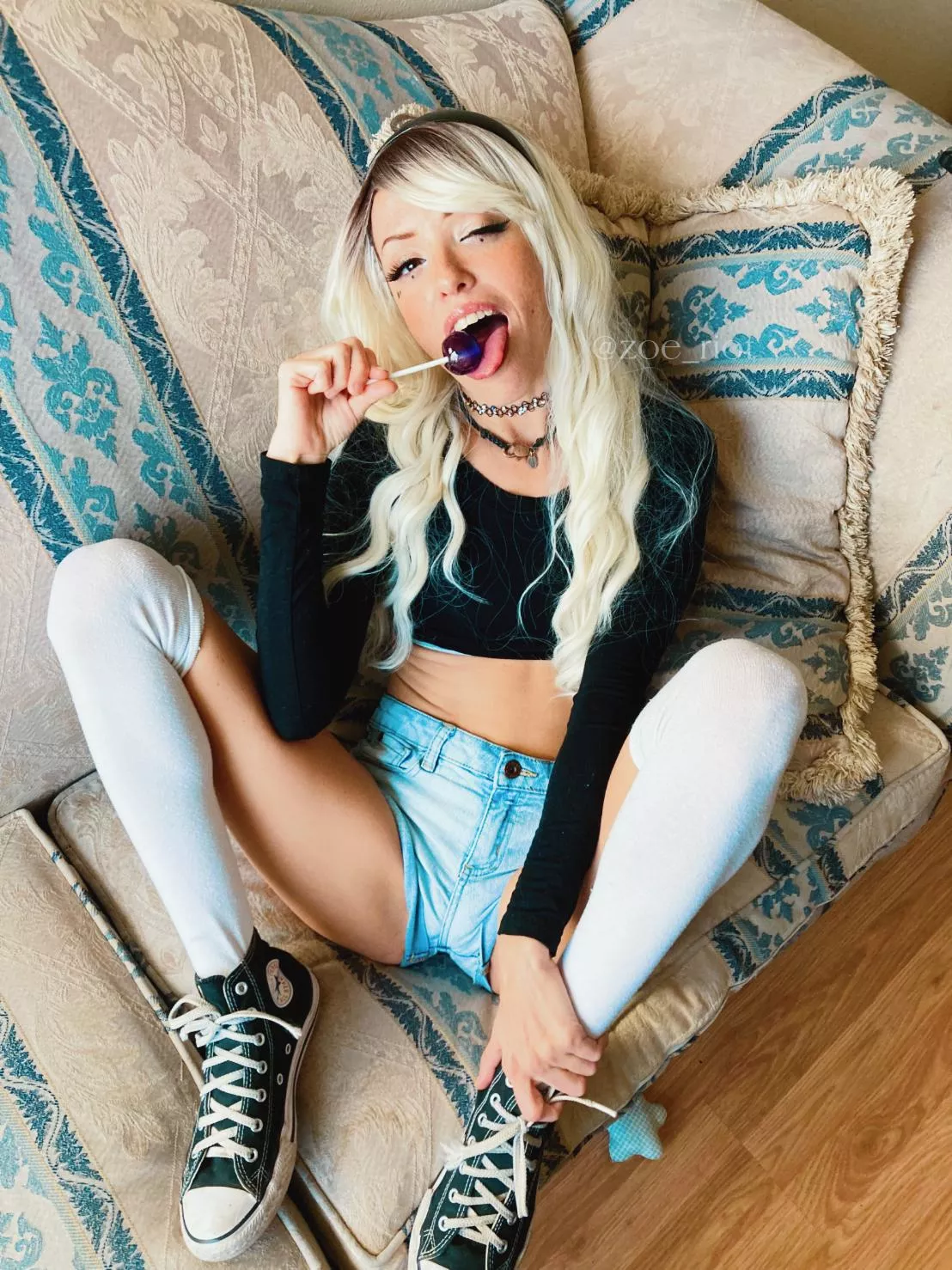 Don't worry, the sneakers stay on😇